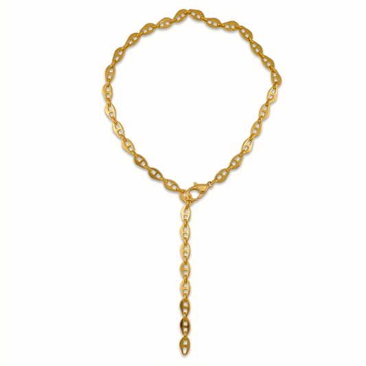 Collar Cadena Marina - Bañada en Oro