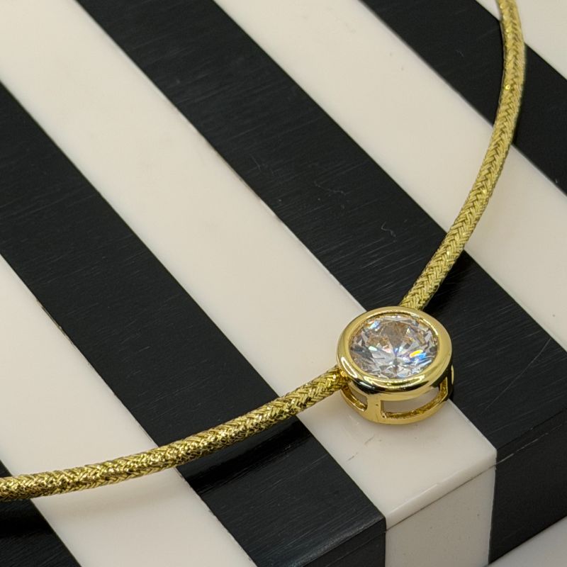 Collar Iman Dorado y Colgante