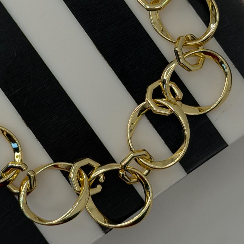Collar Choker Cadena Dorado