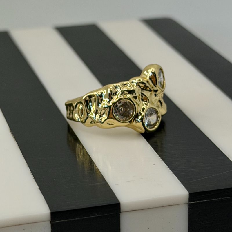 Anillo Irregular Brillos