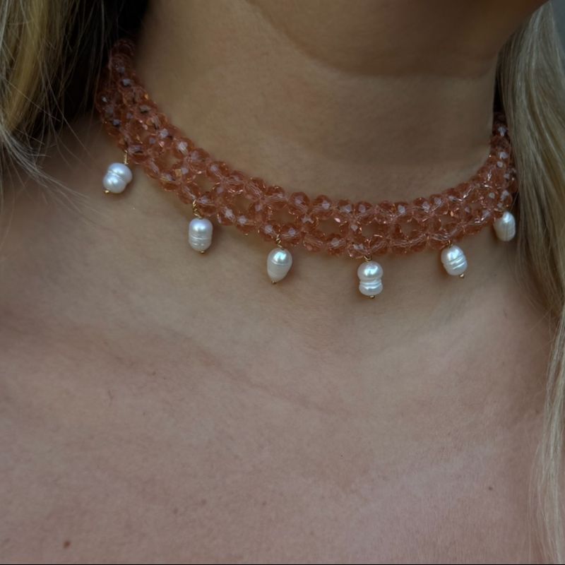 Collar Choker Damasco