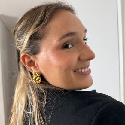 Aros Serpiente Dorados