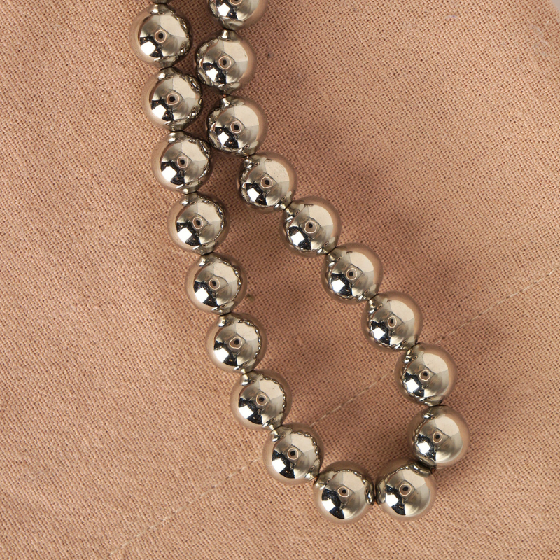 Collar Perlas Plateadas - Bañado en Plata