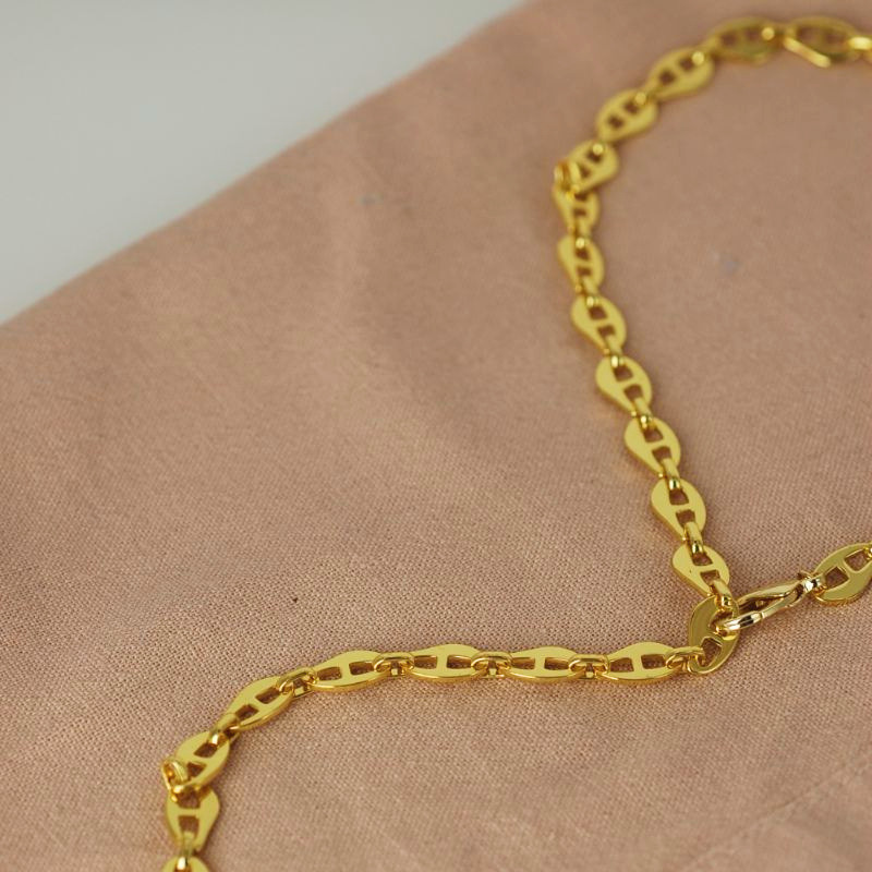 Collar Cadena Marina - Bañada en Oro
