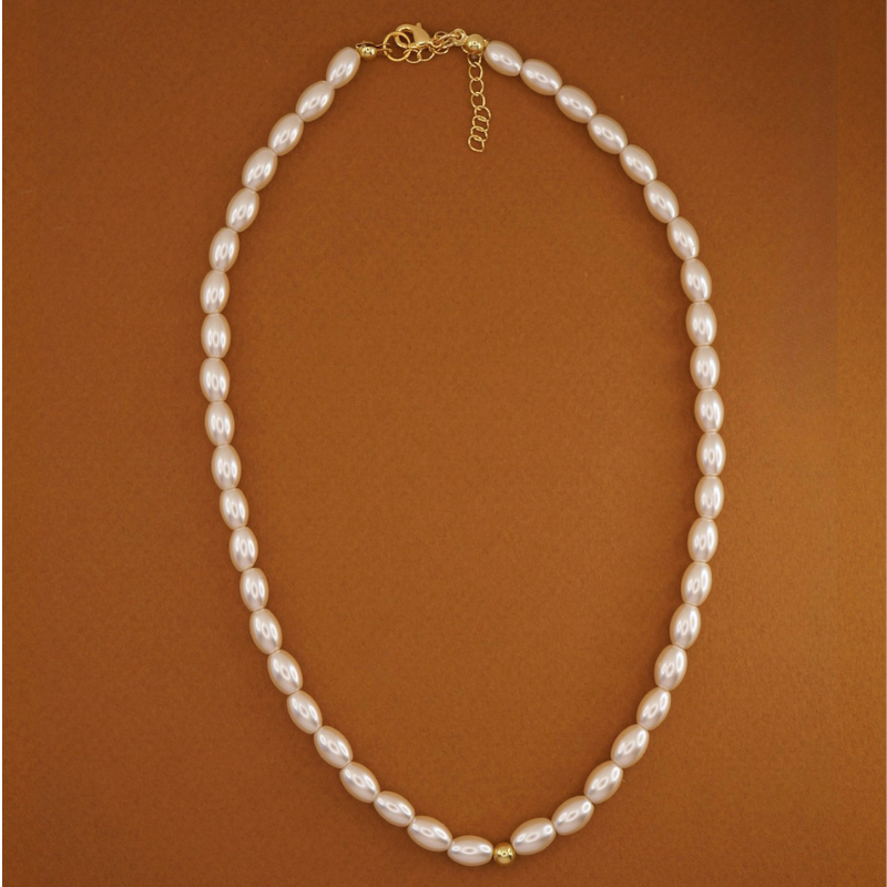 Collar Perlas Simple