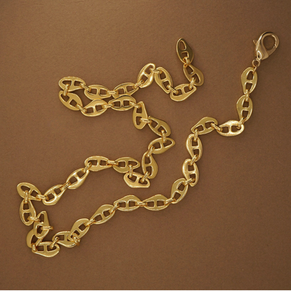 Collar Cadena Marina - Bañada en Oro