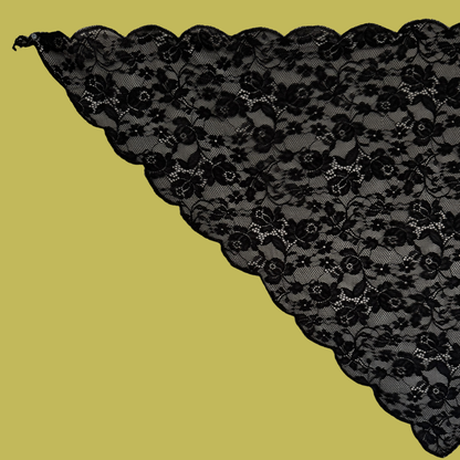 Pañuelo Encaje Negro