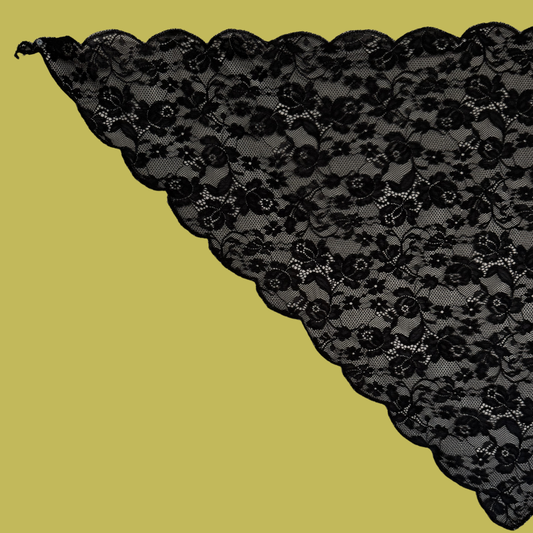 Pañuelo Encaje Negro