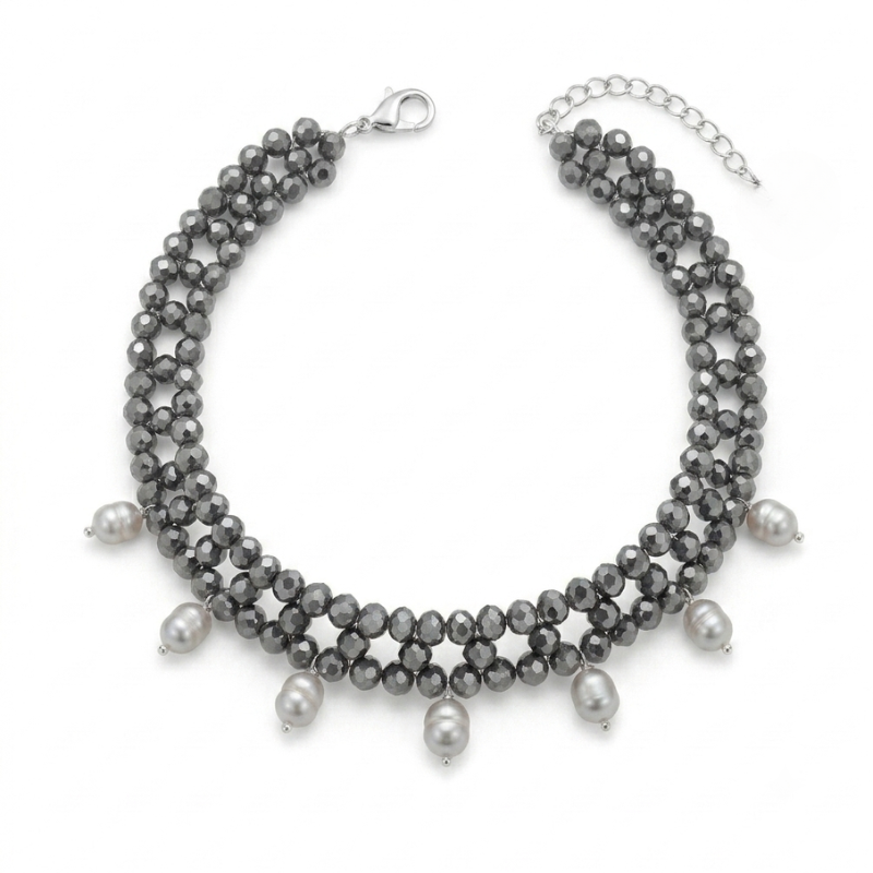 Collar Choker Gris