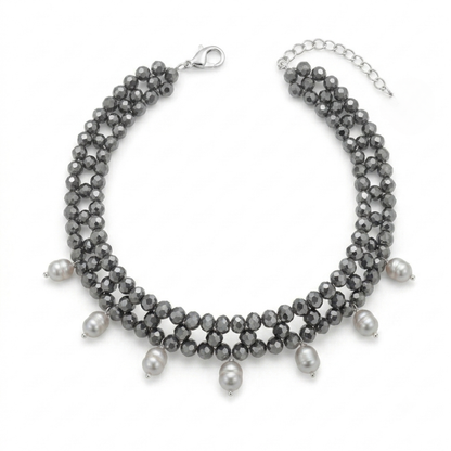Collar Choker Gris