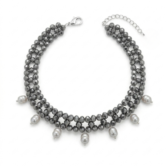 Collar Choker Gris
