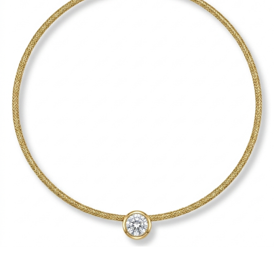 Collar Iman Dorado y Colgante