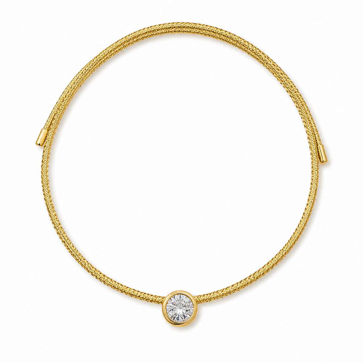 Collar Iman Dorado y Colgante