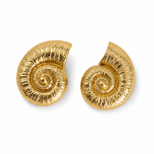 Aros Concha Dorados