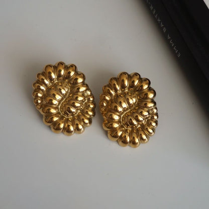 Aros Serpiente Dorados