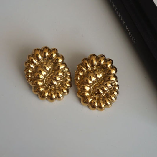 Aros Serpiente Dorados