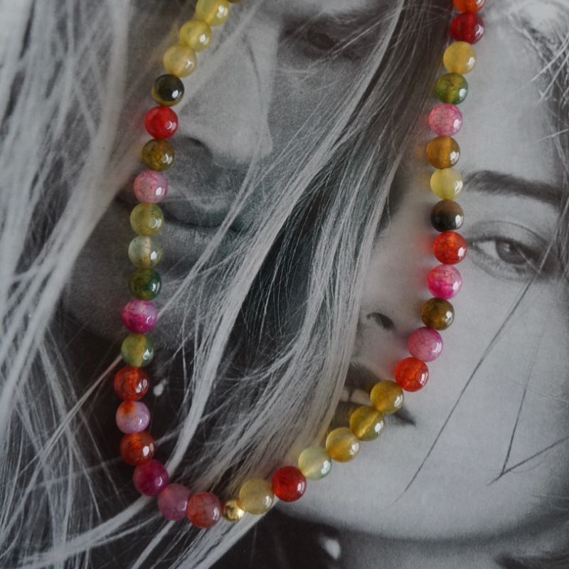 Collar Piedra Ágata Colores