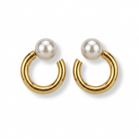 Aros Argollas Perla