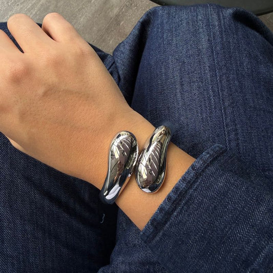 Pulsera Chunky Plateada