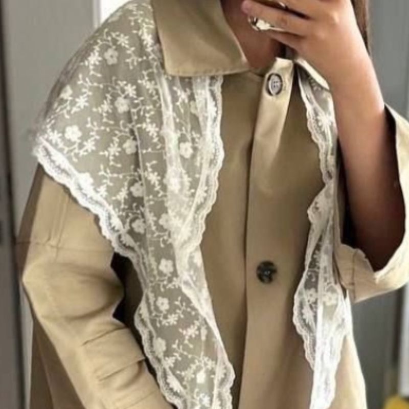 Pañuelo Encaje Blanco