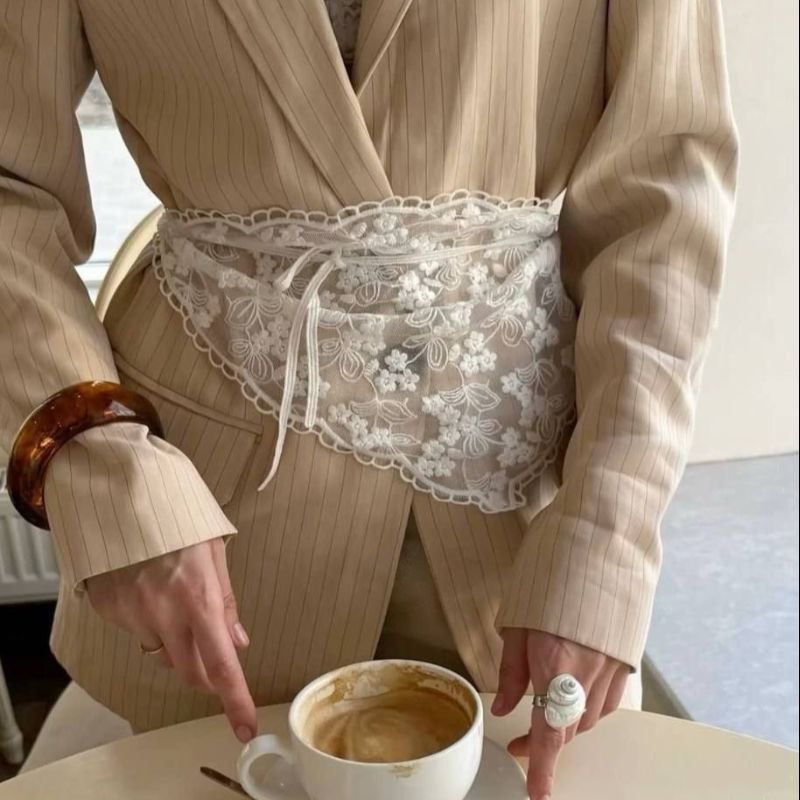 Pañuelo Encaje Blanco