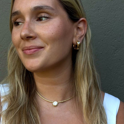 Collar Iman Dorado y Colgante