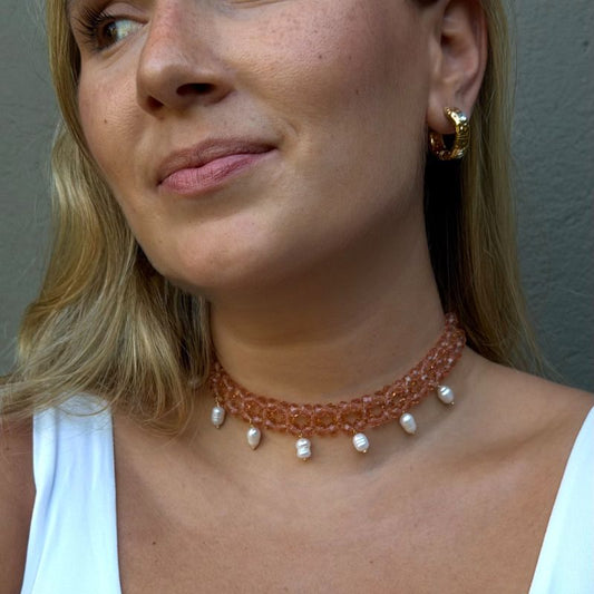 Collar Choker Damasco